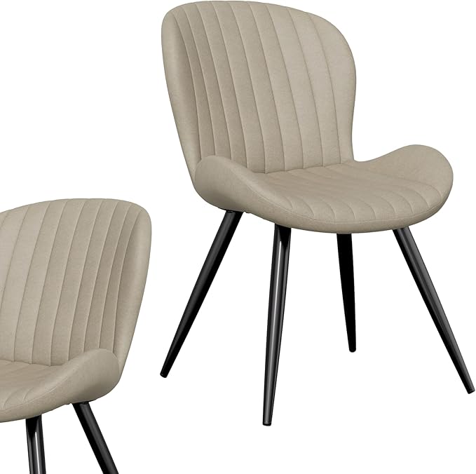 Nalupatio Dining Chairs Set of 2, Modern Dining Room Chairs Comfy Backrest Th...