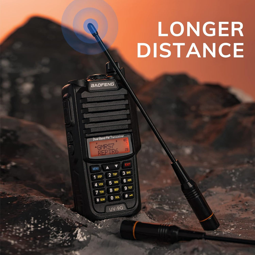 BAOFENG UV-9G GMRS Handheld Radio, Waterproof Walkie Talkies IP67, 2 Pack