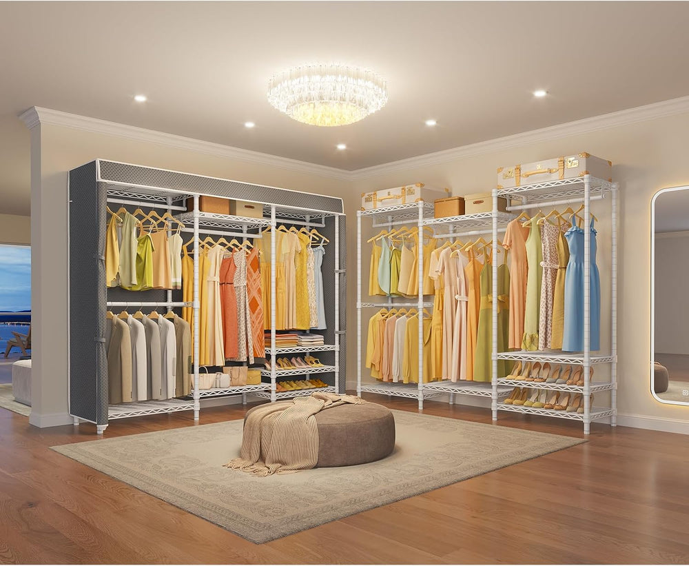 VIPEK V5C Portable Bedroom Armoires Wardrobe Closet with Cover, Heavy Duty Ad...