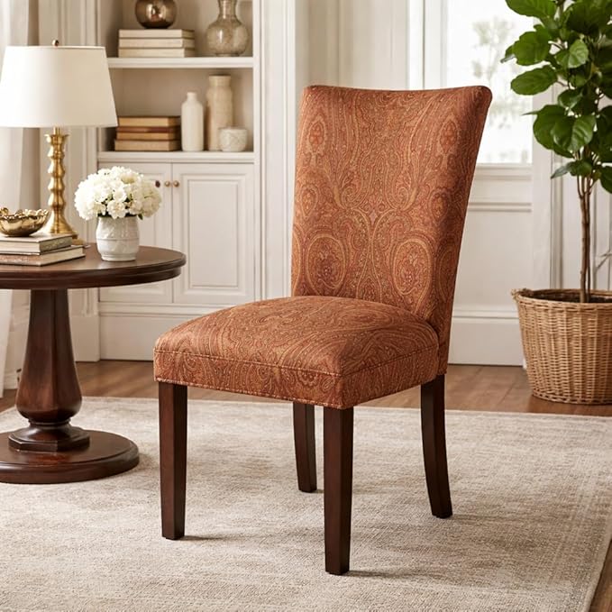 Homepop Home Decor |K1136-F765 | Classic Upholstered Parsons Dining Chair | S...