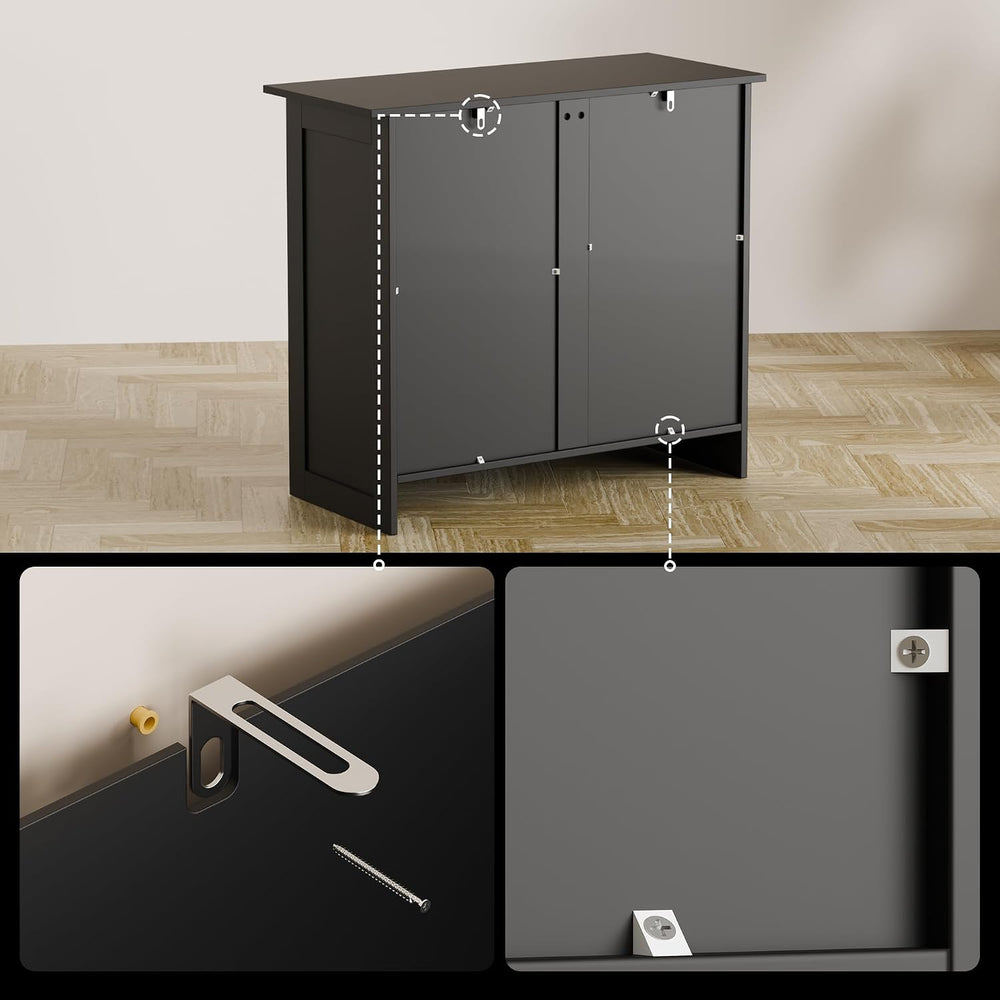 Buffet Cabinet with Storage - Buffets & Sideboards Kitchen Storage Cabine...