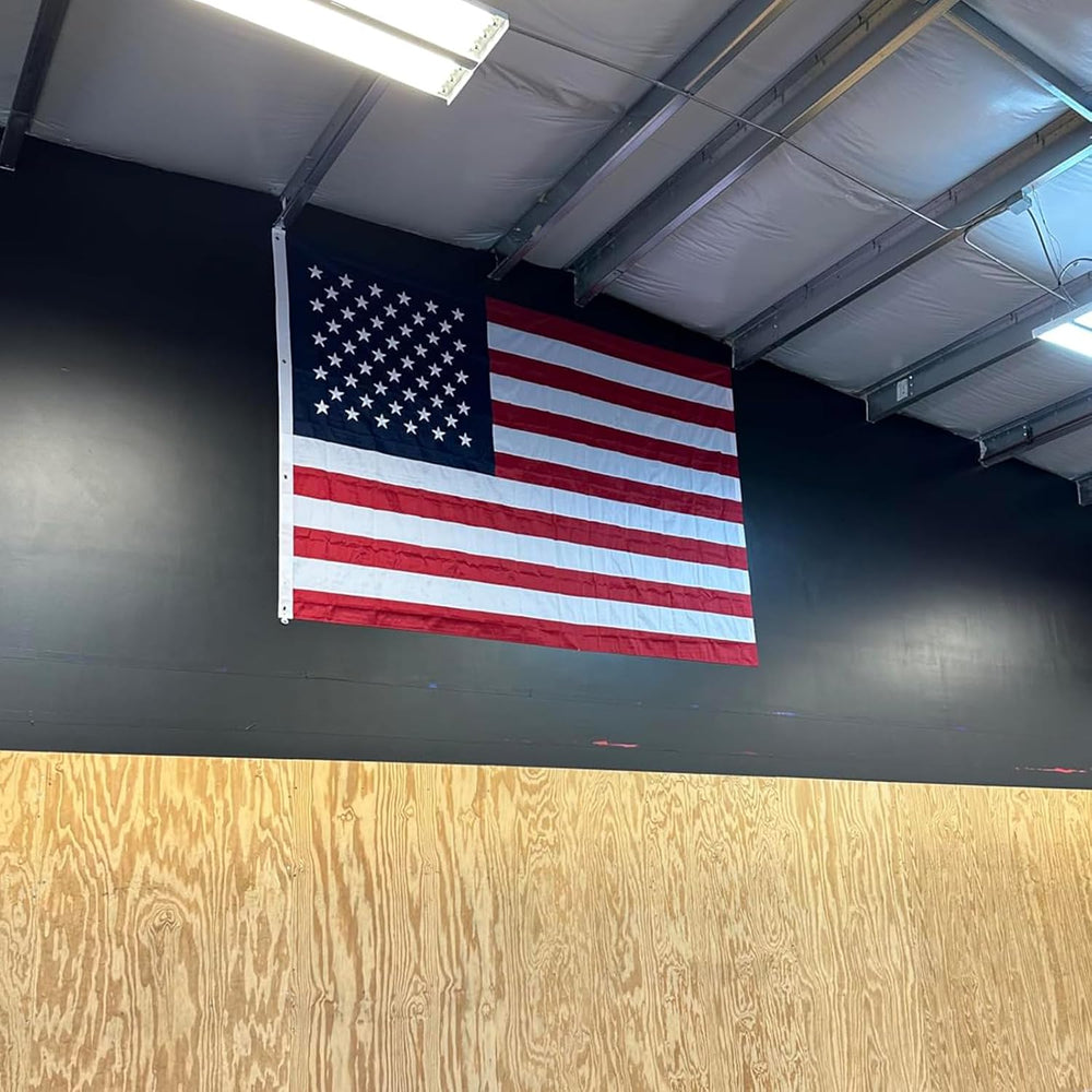 Bradford American Flag 5x8 ft Outdoor Heavy Duty, Embroidered Large American ...