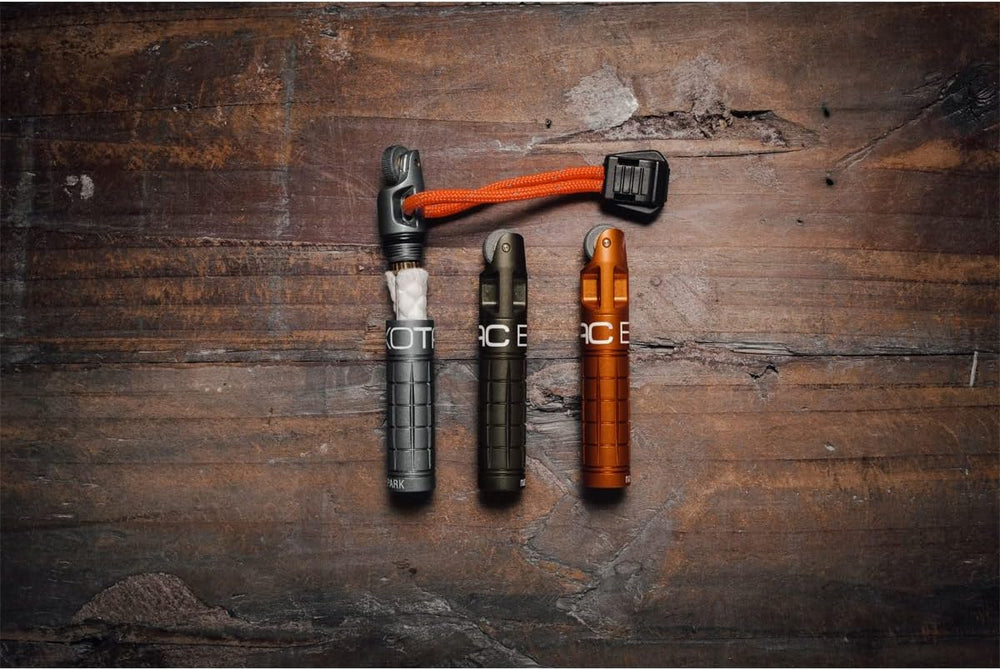 Exotac nanoSPARK Ultra-Compact Fire Starter with One-Handed Operation High-Sp...