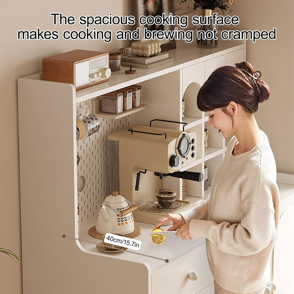 Kitchen Cabinet, Tall Pantry Cabinet, Versatile Cupboard for Dining Room, Far...