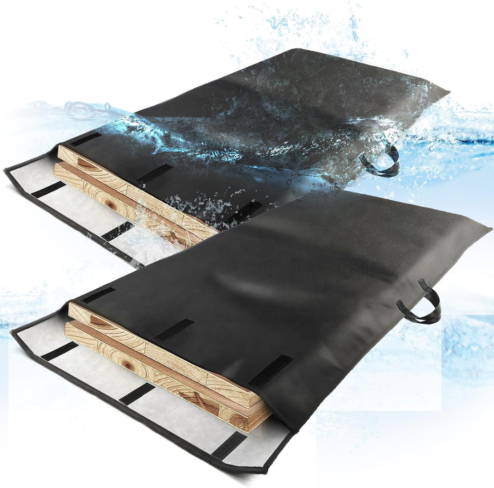 Table Leaf Storage Bag Padded 2 Pack, Adjustable Closure, 51x 28in | Heavy Du...