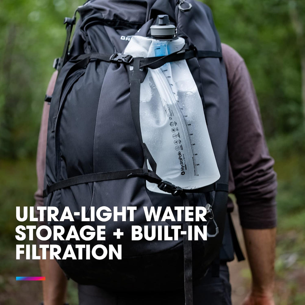 HydraPak Seeker+ Collapsible Water Filtration & Storage (3L or 6L)