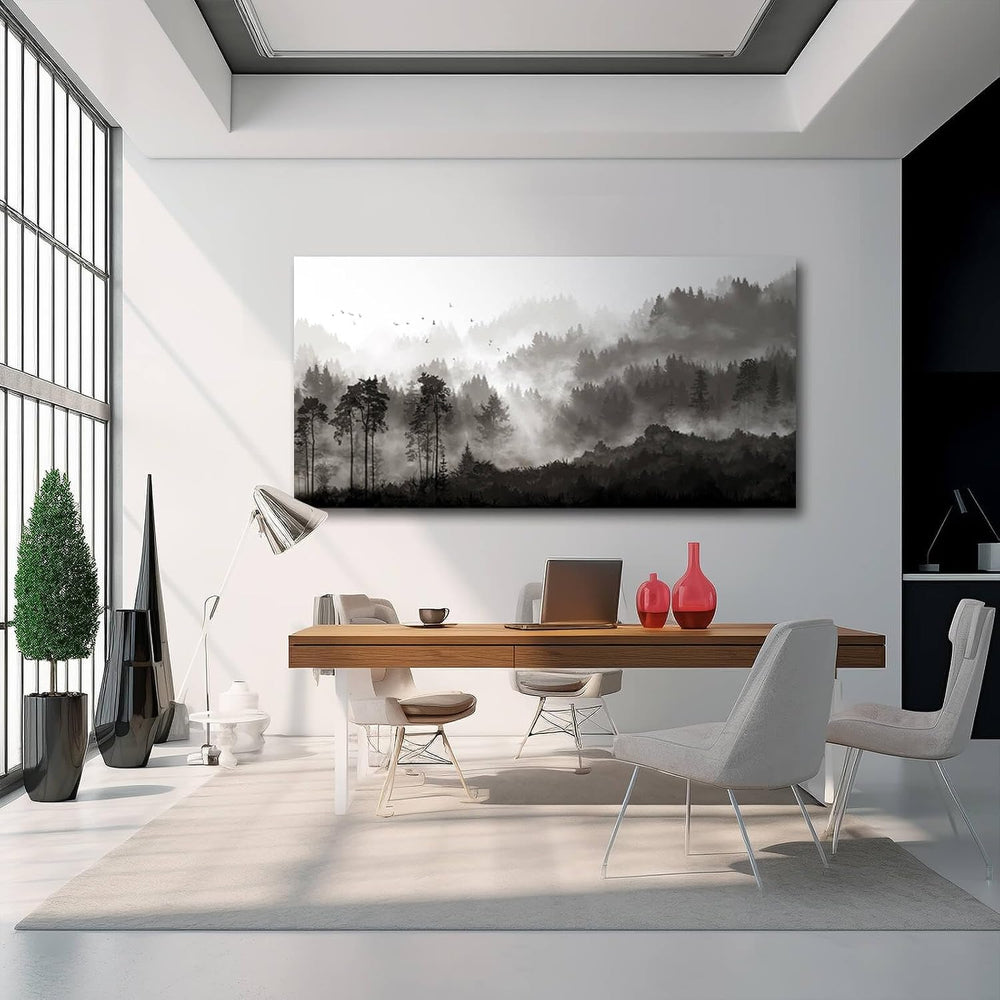 YJYart Large Artwork for Living Room Wall Canvas Art Mountains Nature Paintin...