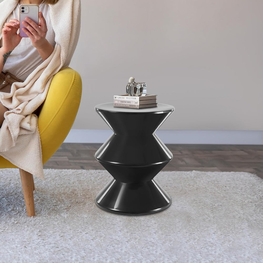 3 Layers Small Night Stand for Couch, Sofa, Modern Side Table Round End Table...