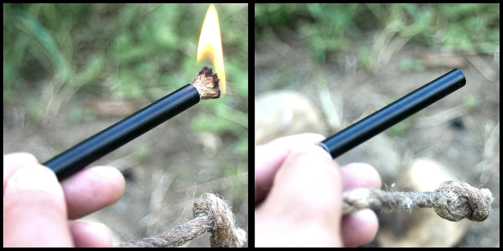 Bushcraft Fire Starting Kit - Ferro Rod & Magnesium Fire Starter
