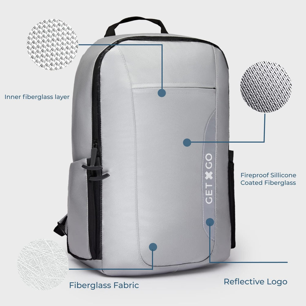 Fireproof Backpack – UL 94 V-0 & NFPA 701 Go Bag | Withstands up to 1832°...