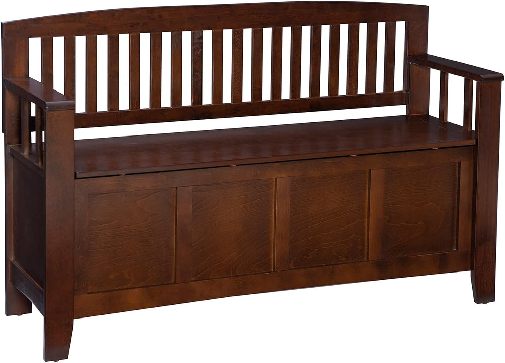 Linon Home Dcor Linon Home Decor Cynthia Storage Bench, 50"w x 17.25&quo...