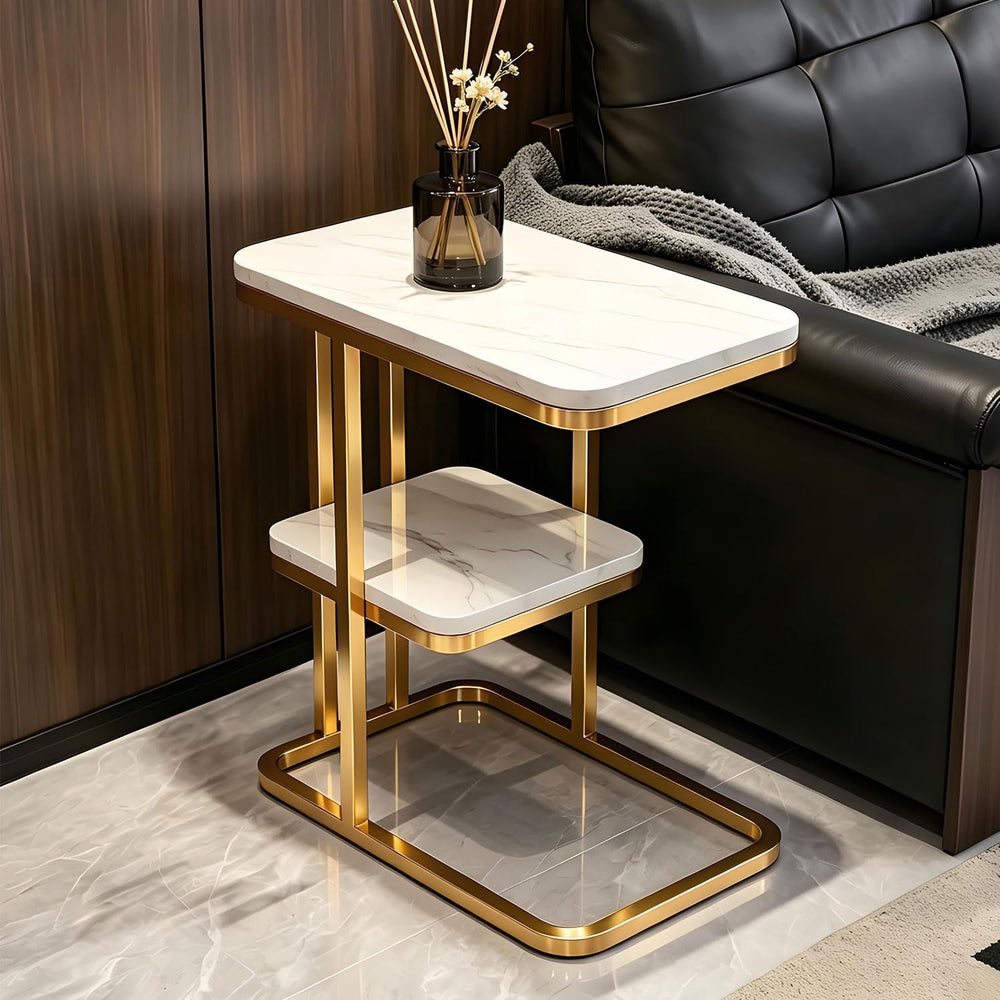 Sofa Side Table End Tables Living Room Luxury Square,TV Tray For Couch | Meta...