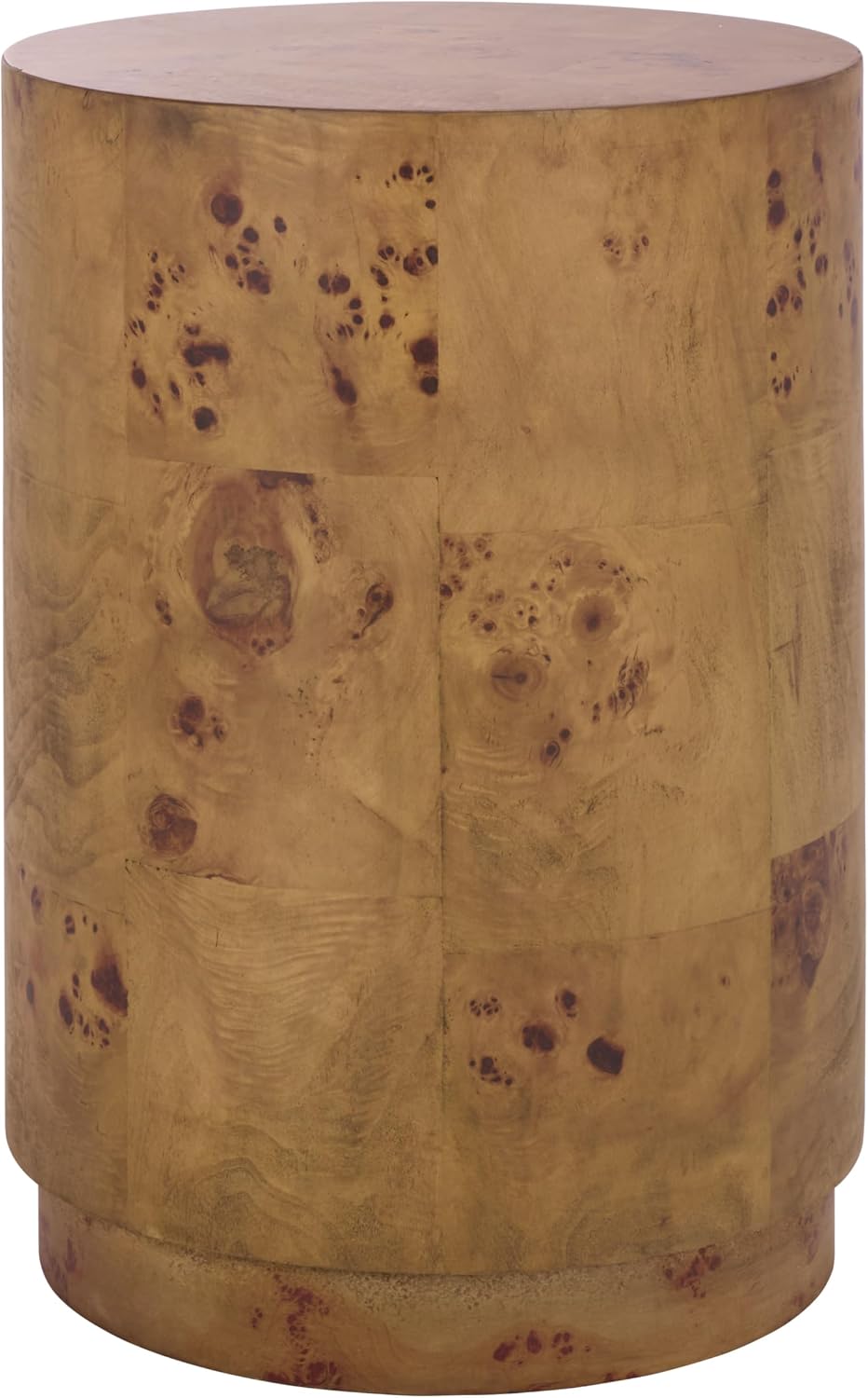 SAFAVIEH Home Collection - Siya Natural Brown Accent Table, Round Drum Side T...