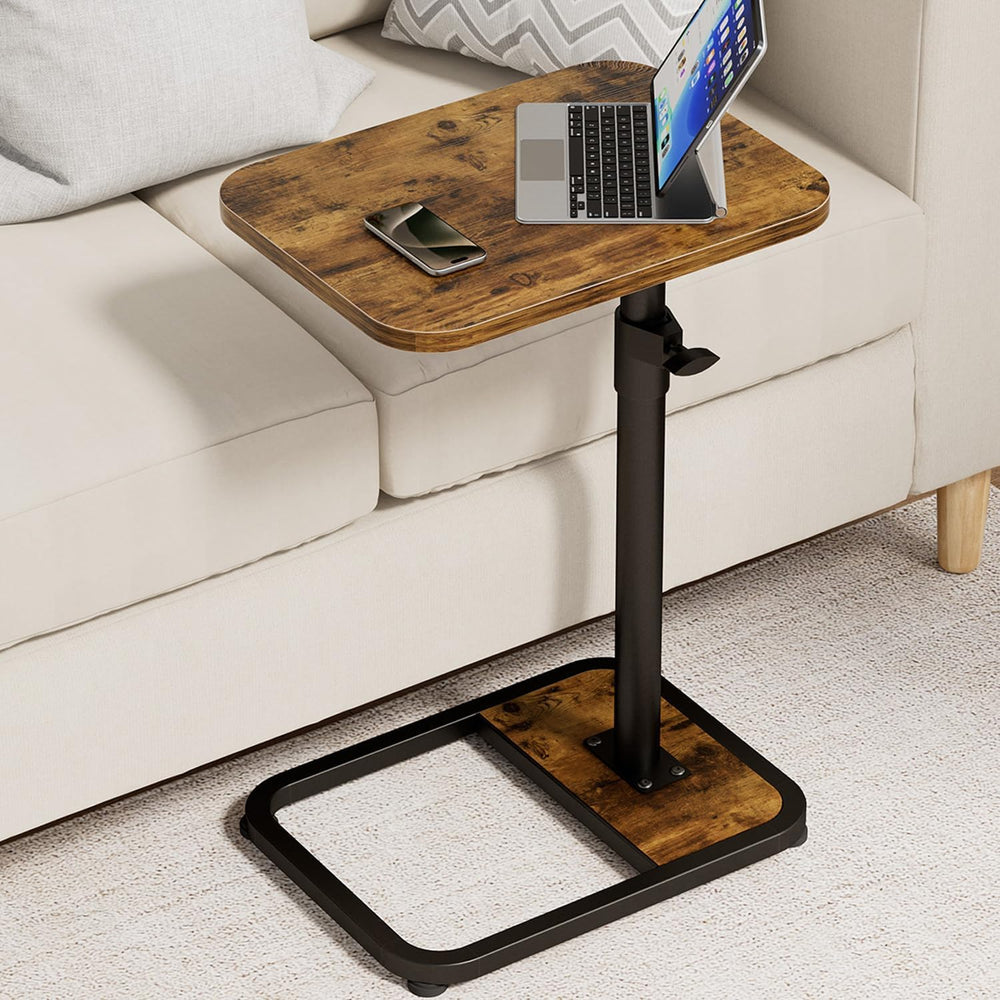 GOYLSER C-Shaped Tables Small Swivel End Table, Height Adjustable Side Tables...