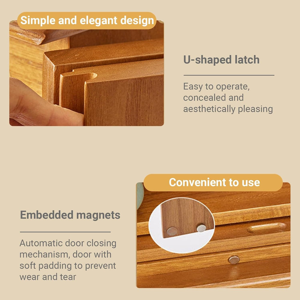Solid Wood Buddha Altar Shelf Niche with Pull-Out Storage Panel Buddhist Disp...