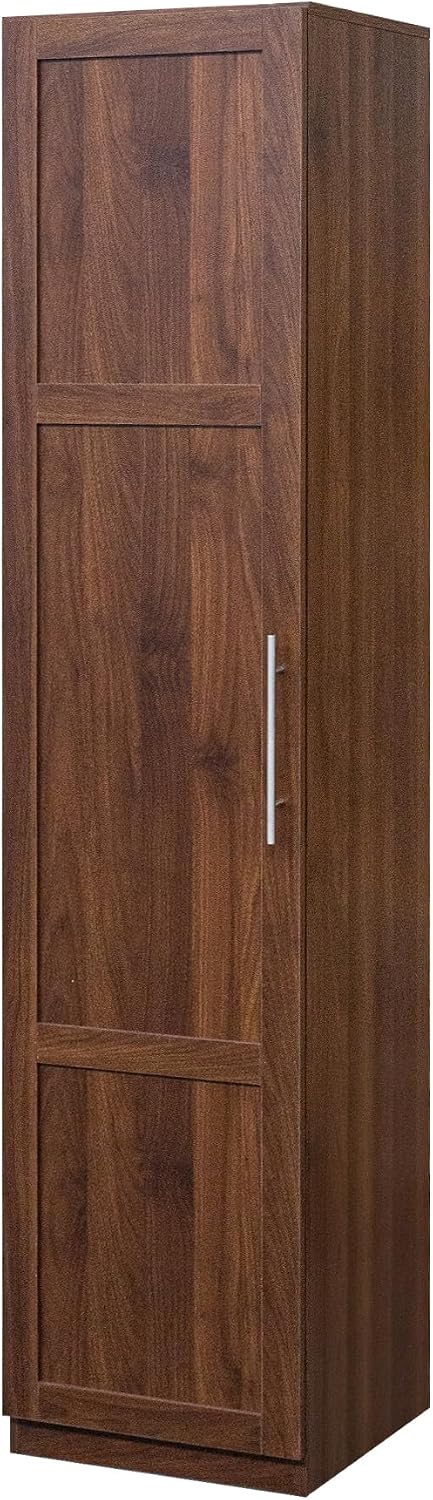 Mid Century Modern Kitchen Pantry Cabinet, 71" Tall Storage Cabinet with...