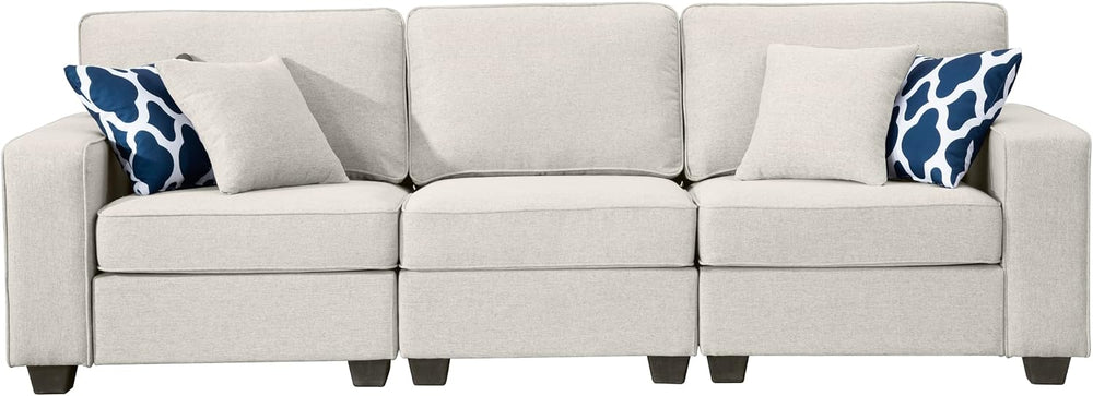 Legend Vansen Modular Sectional Sofa L Shaped Couch with Ottoman Modern Rever...