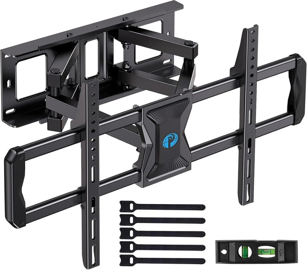 Pipishell Full-Motion TV Wall Mount for Most 37–84 Inch TVs up to 100 lbs, Wa...