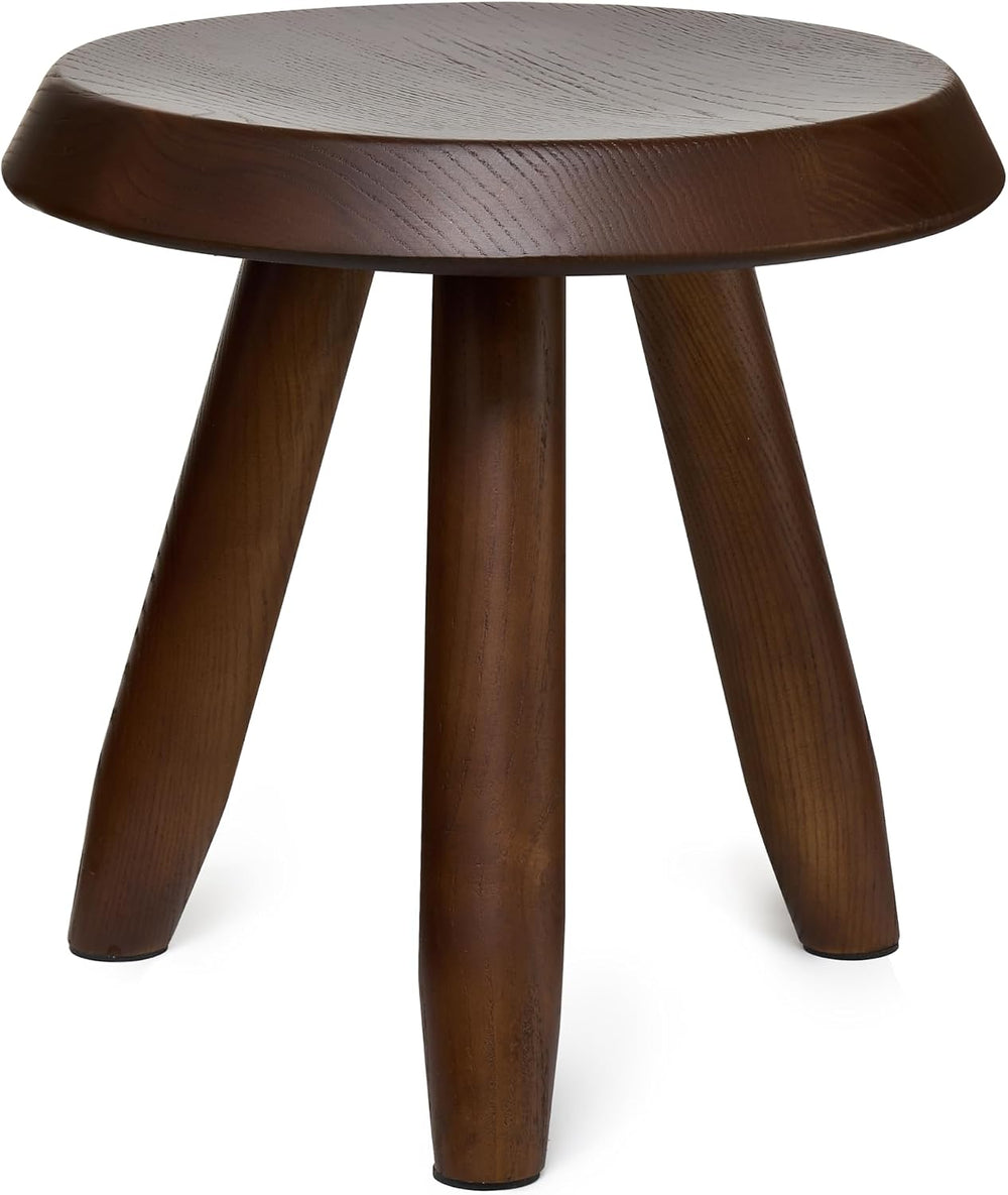 Tabouret Walnut Stool – Handcrafted Hardwood Seating Inspired by Charlotte Pe...