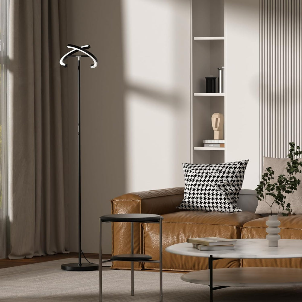 SIBRILLE LED Floor Lamp - Dimmable Tall Standing Lamp with Remote Control/But...