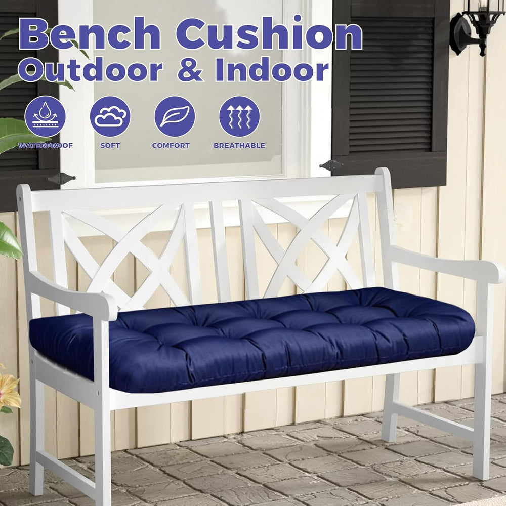 Outdoor Bench Cushions for Porch Garden Loveseats Swing Furniture