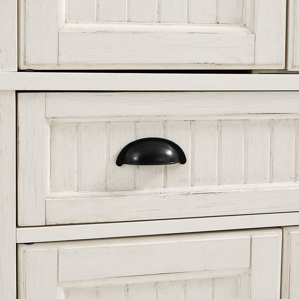 Maykoosh Kitchen Pantry Cabinet - Large Storage, Adjustable Shelves, Distress...