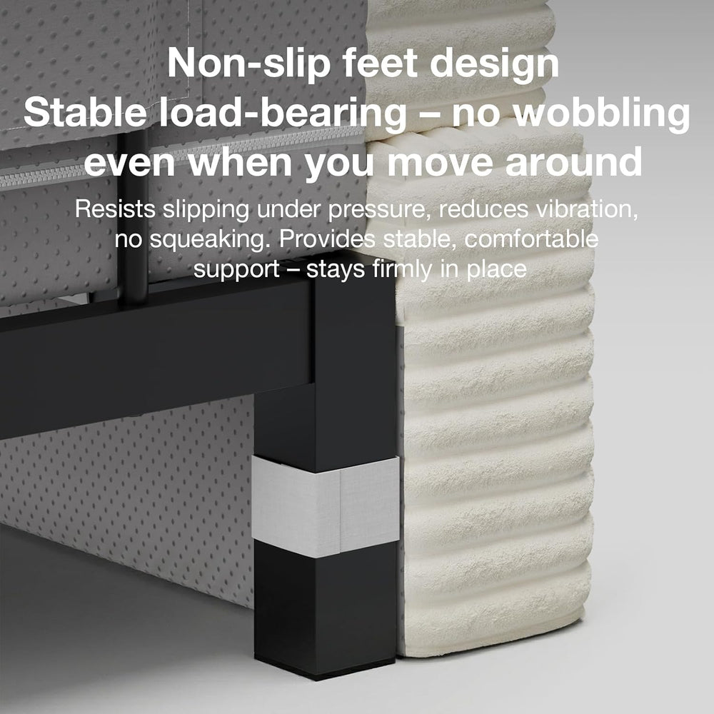 Novilla Full Size Bed Frame, Plush CloudSoft Bed, Corduroy Upholstered Platfo...