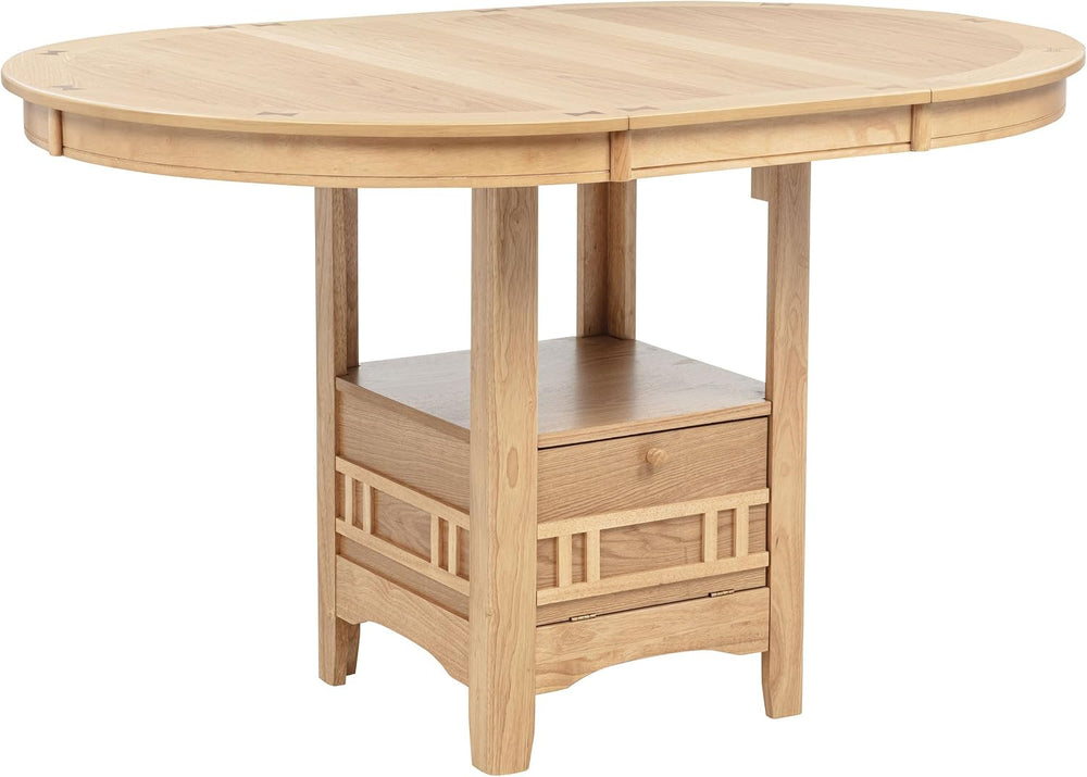 Coaster Home Furnishings - LAVON - 5-Piece Counter Height Dining Set - Oval E...