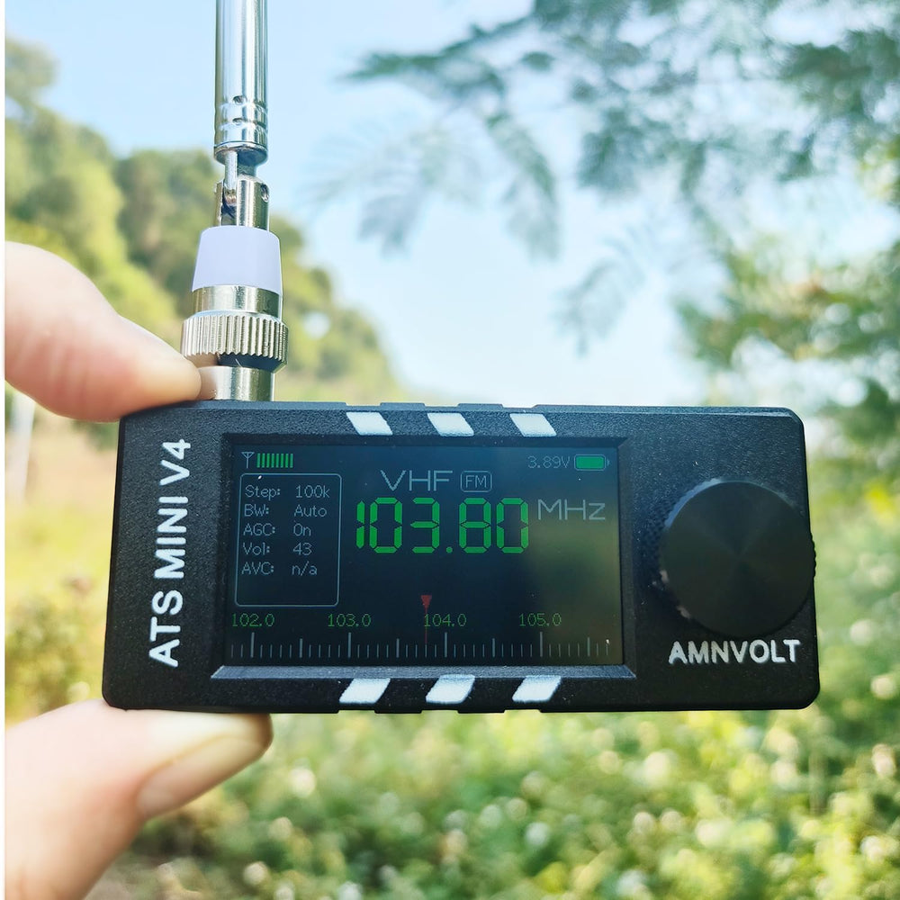 Upgraded ATS MINI V4 Radio, SI4732 Pocket Shortwave Radio, abs v4 ATS mini