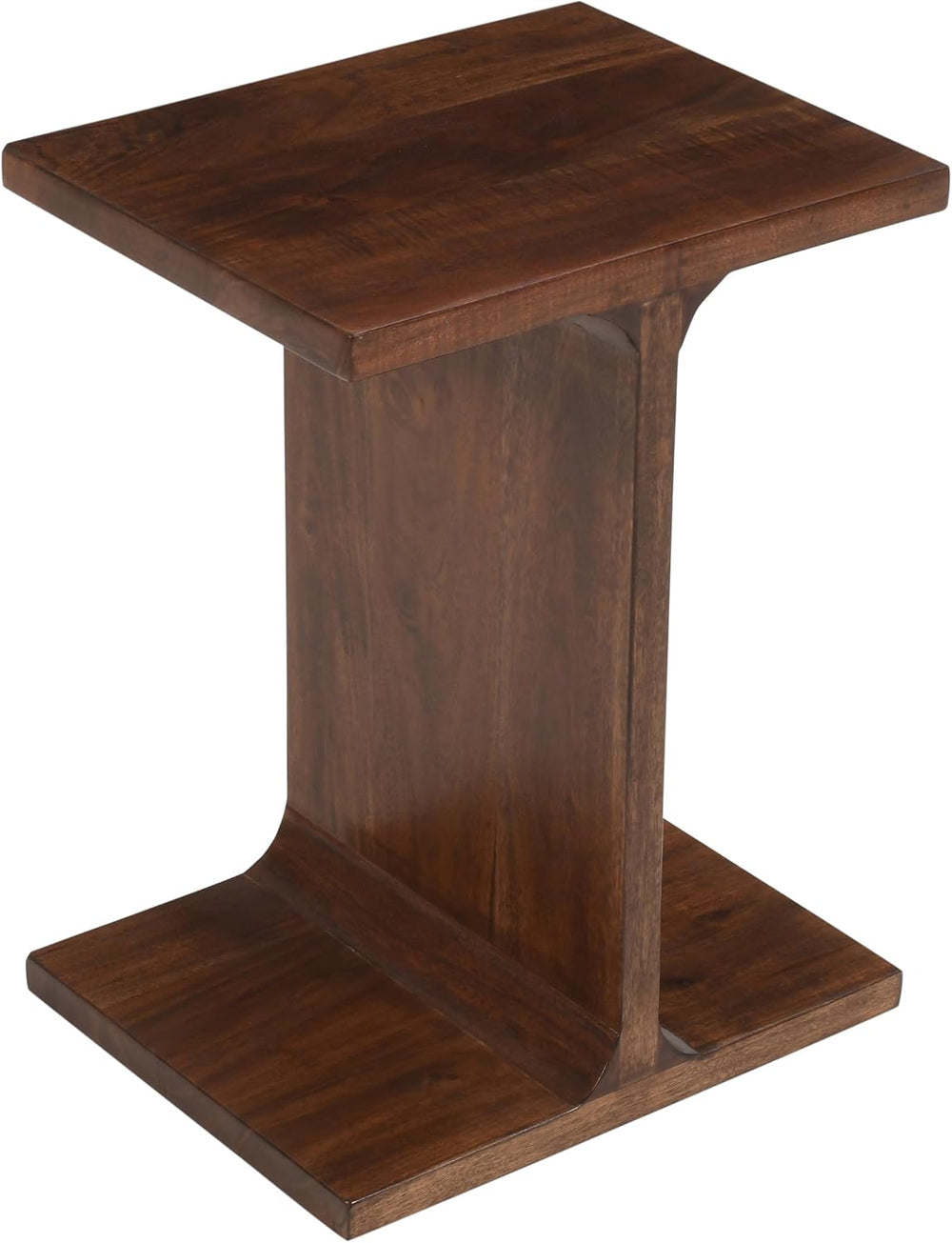 Jofran Idiom Acacia Wood Modern Accent End Table, I-Shape Side Table for Livi...
