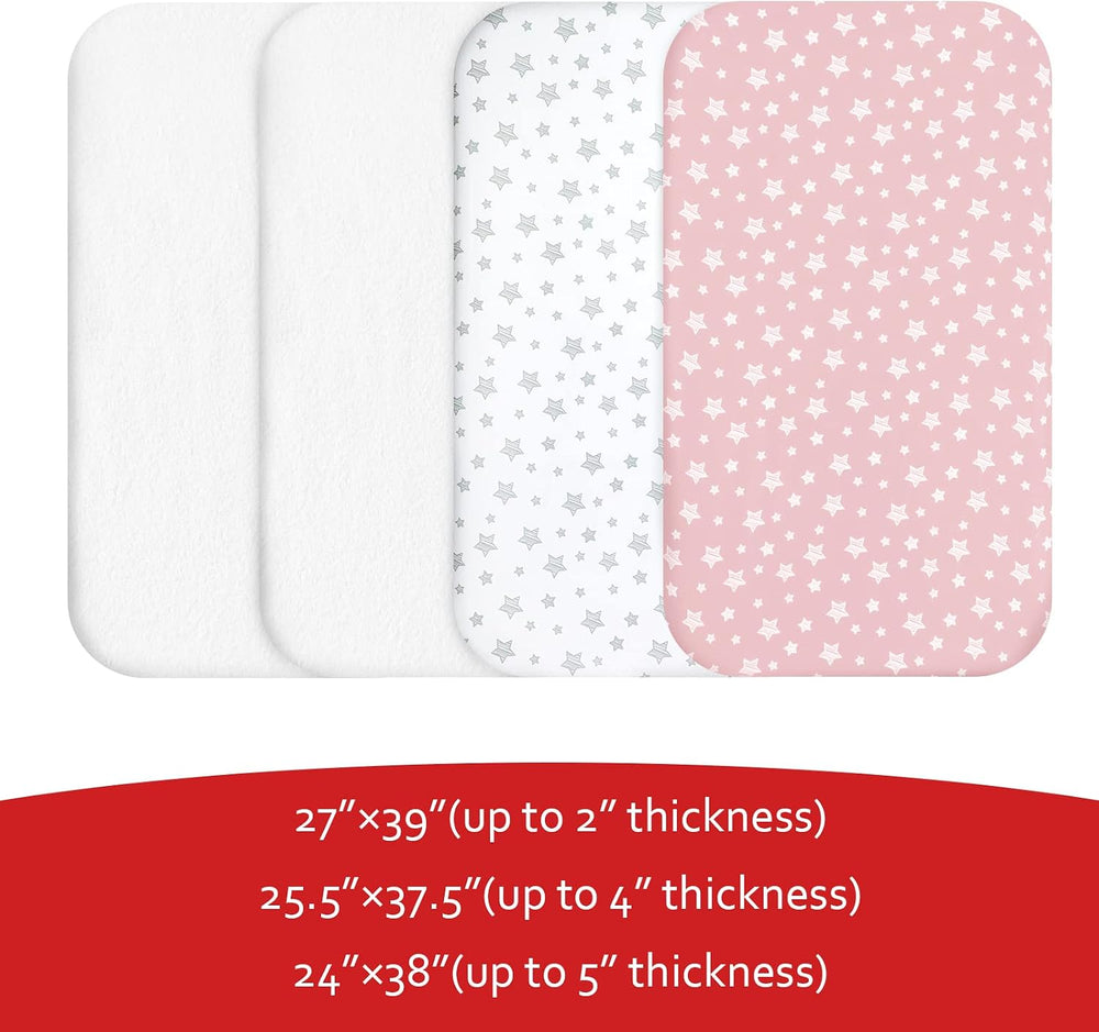 Pack and Play Sheets & Waterproof Terry Pack N Play Mattress Protector
