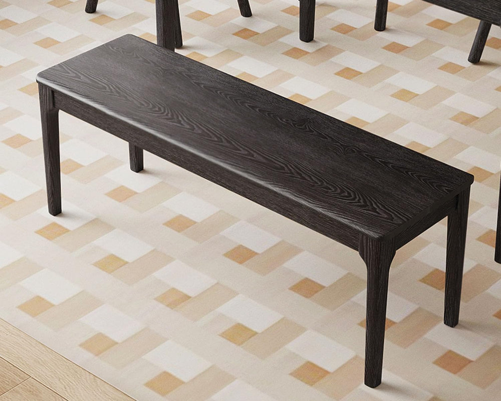 Dining Bench, Wood Bench Solid Oak Wooden Bench Indoor Dining Room Table Home...