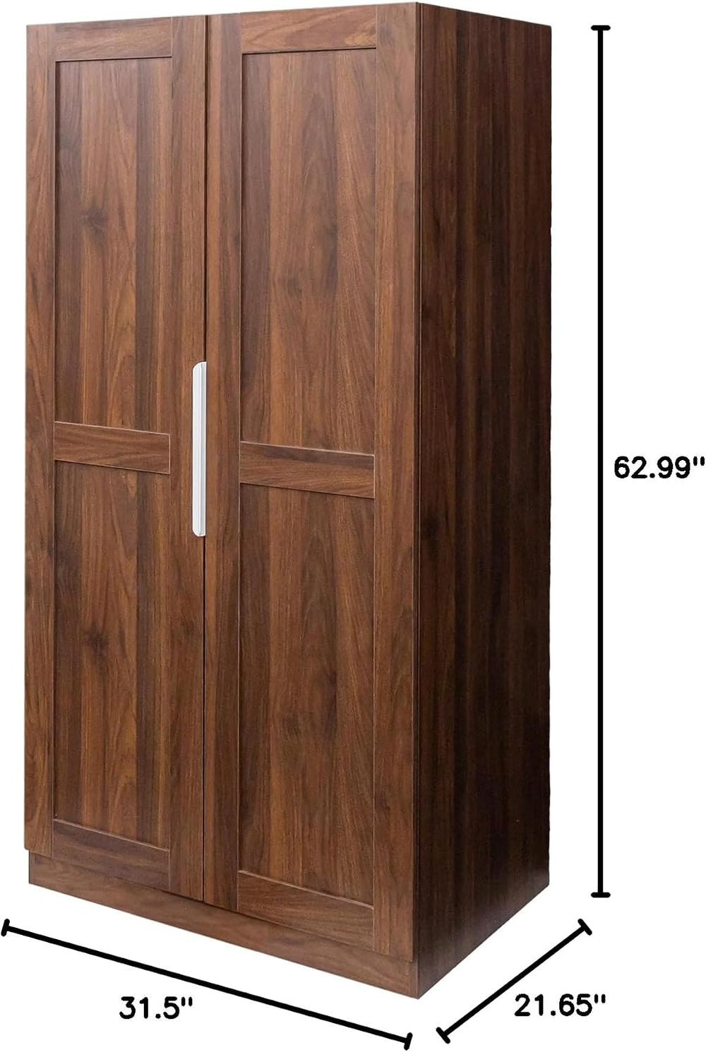 62.99Inch Modern Kitchen Pantry Cabinet,Freestanding Hutch Cabinet with Doors...