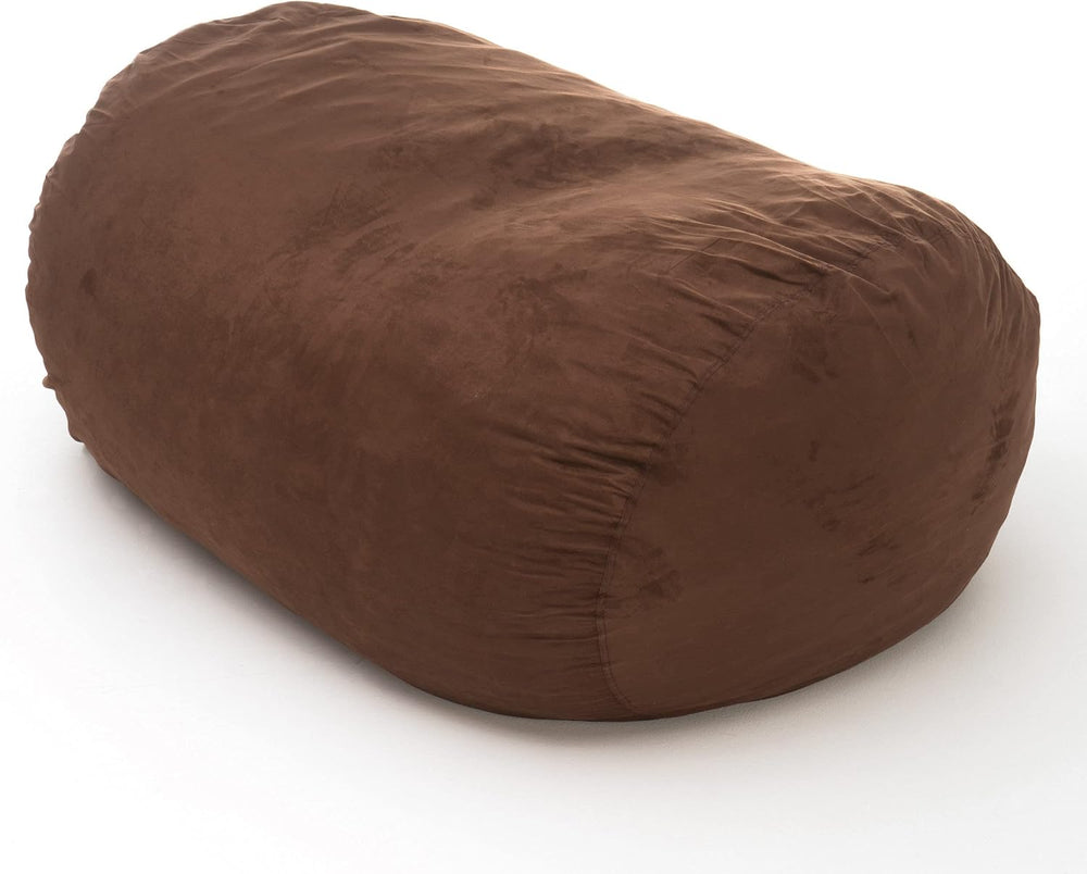 Christopher Knight Home Haley 6 Ft Faux Suede Microfiber Bean Bag (Brown)