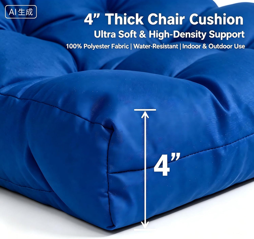 QILLOWAY Outdoor Chair Cushion for Patio Furniture, Waterproof Patio Cushions...