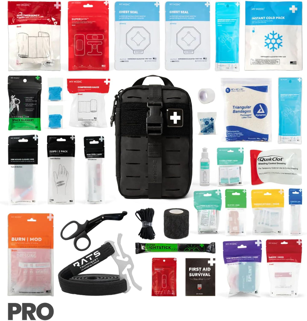 MY MEDIC MyFAK PRO Tactical IFAK Trauma Kit & First Aid Kit with Tourniqu...