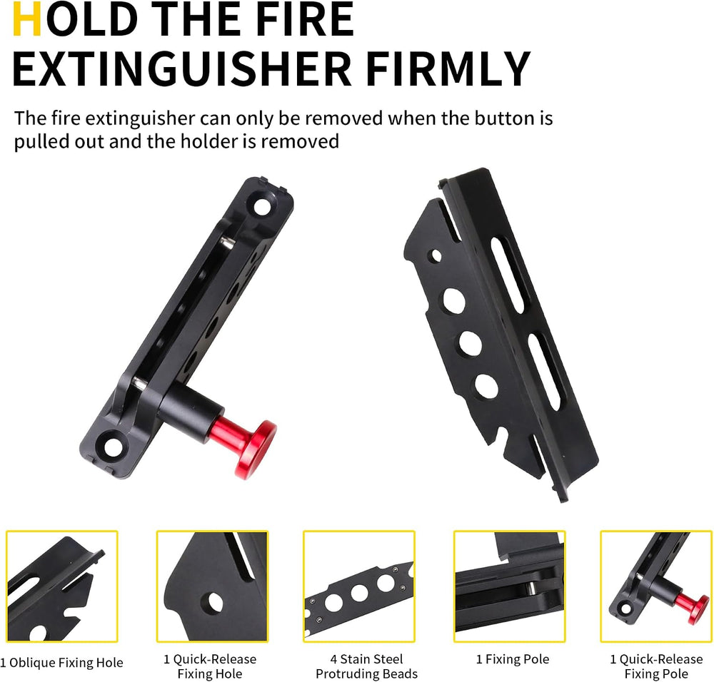Quick Release Fire Extinguisher Mount Compatible with 2021 2022 2023 2024 202...