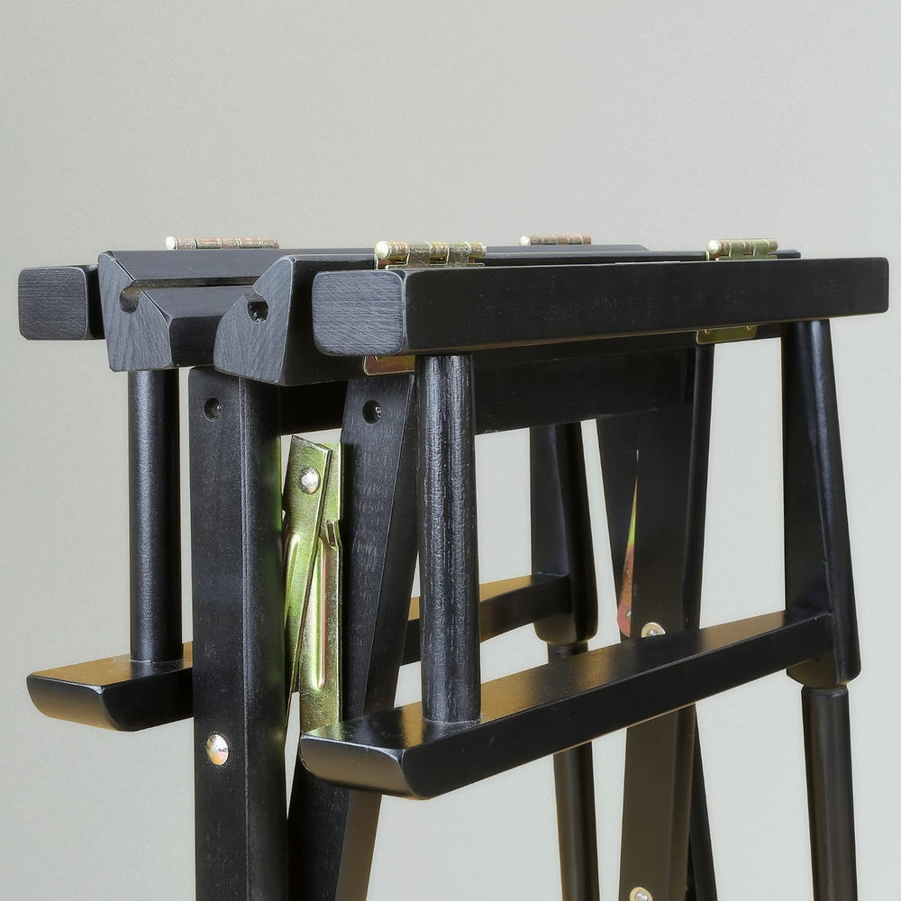 Casual Home Director's Chair ,Black Frame/Black Canvas,18" - Classic...