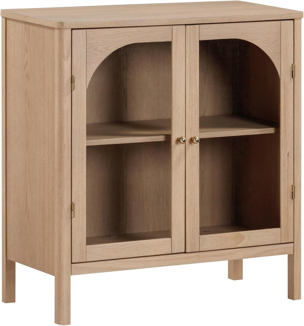 Nathan James Mason Modern Farmhouse Storage Cabinet, Free Standing Accent Sid...