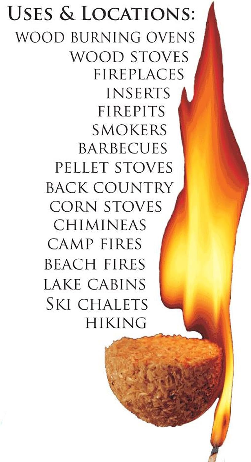 N100SEB Super Economy Box Fire Starter , Tan Brown, 100 Count (Pack of 1)