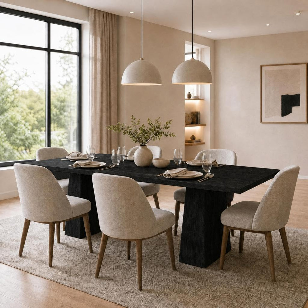 GAOMON Farmhouse Dining Table for 6-8 People, Farmhouse Dining Table, 71 in L...