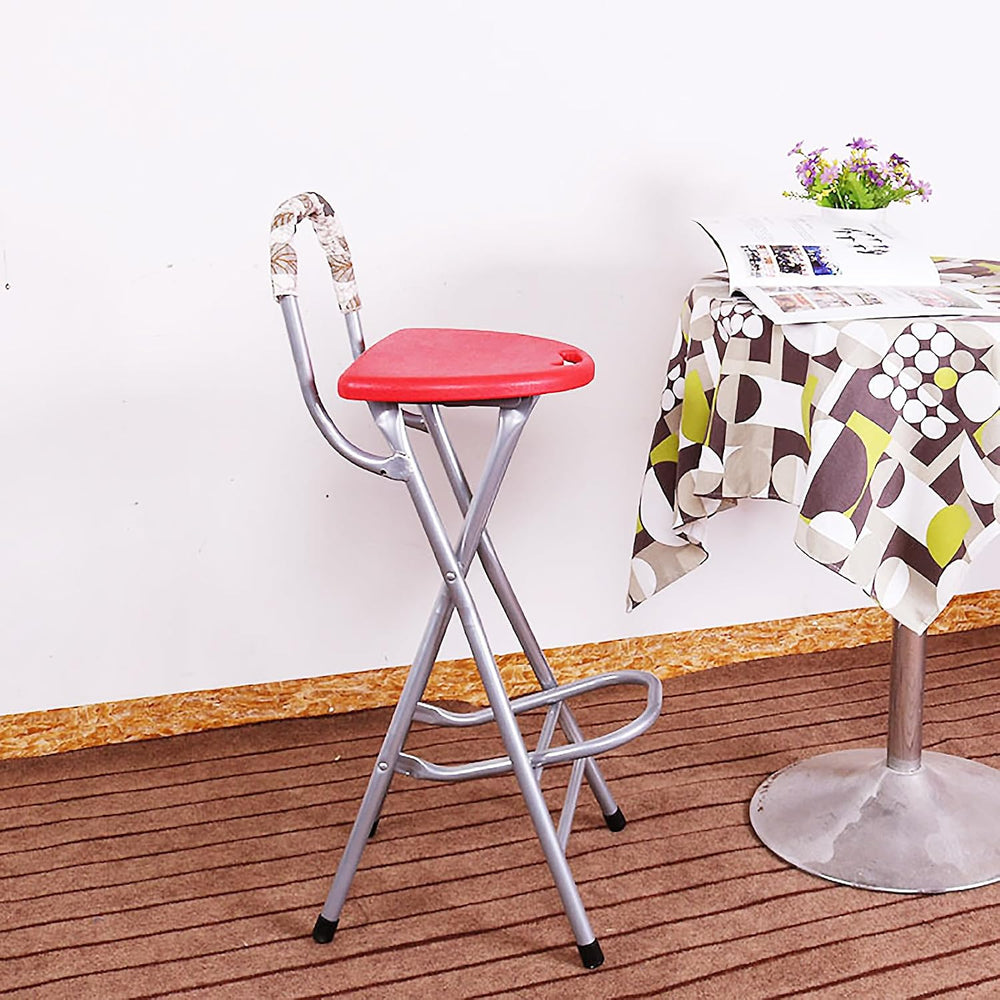 Folding Stools for Adults Portable, 28 inch Collapsible Stool Heavy Duty, Ind...