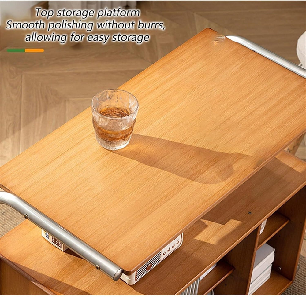 End Tables Interior , Multifunctional Sofa Side Cabinet, Movable Coffee Tabl...