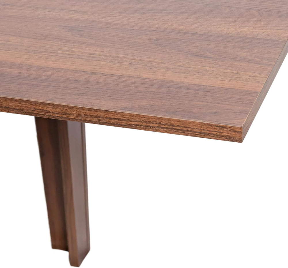 70-106" Expandable Dining Table, Wood Extendable Room Table, Long Kitche...