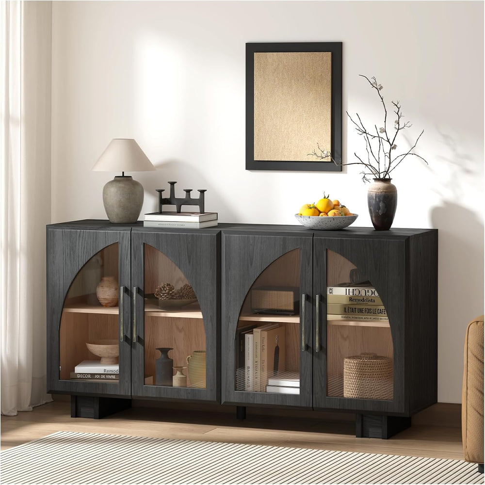 JOINICE Sideboard Buffet Cabinet with Storage,63” Modern Accent Console Cabin...