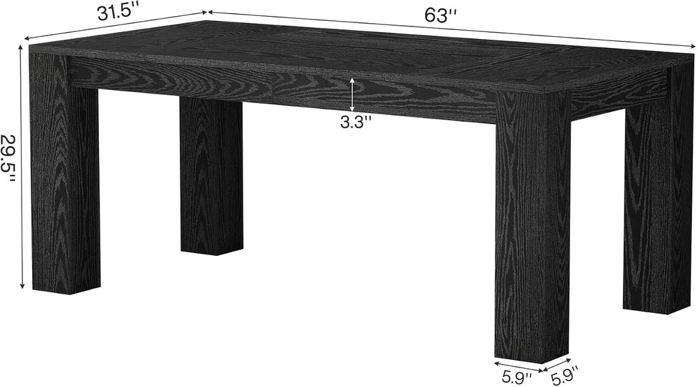 Tribesigns 63-Inch Executive Desk, Large Office Computer Desk, Simple Worksta...