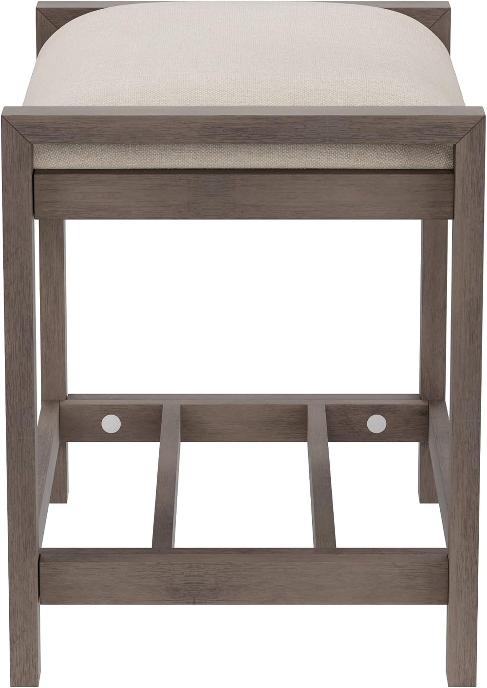 Hillsdale Furniture Amelia Vanity Stool, Antique Gray