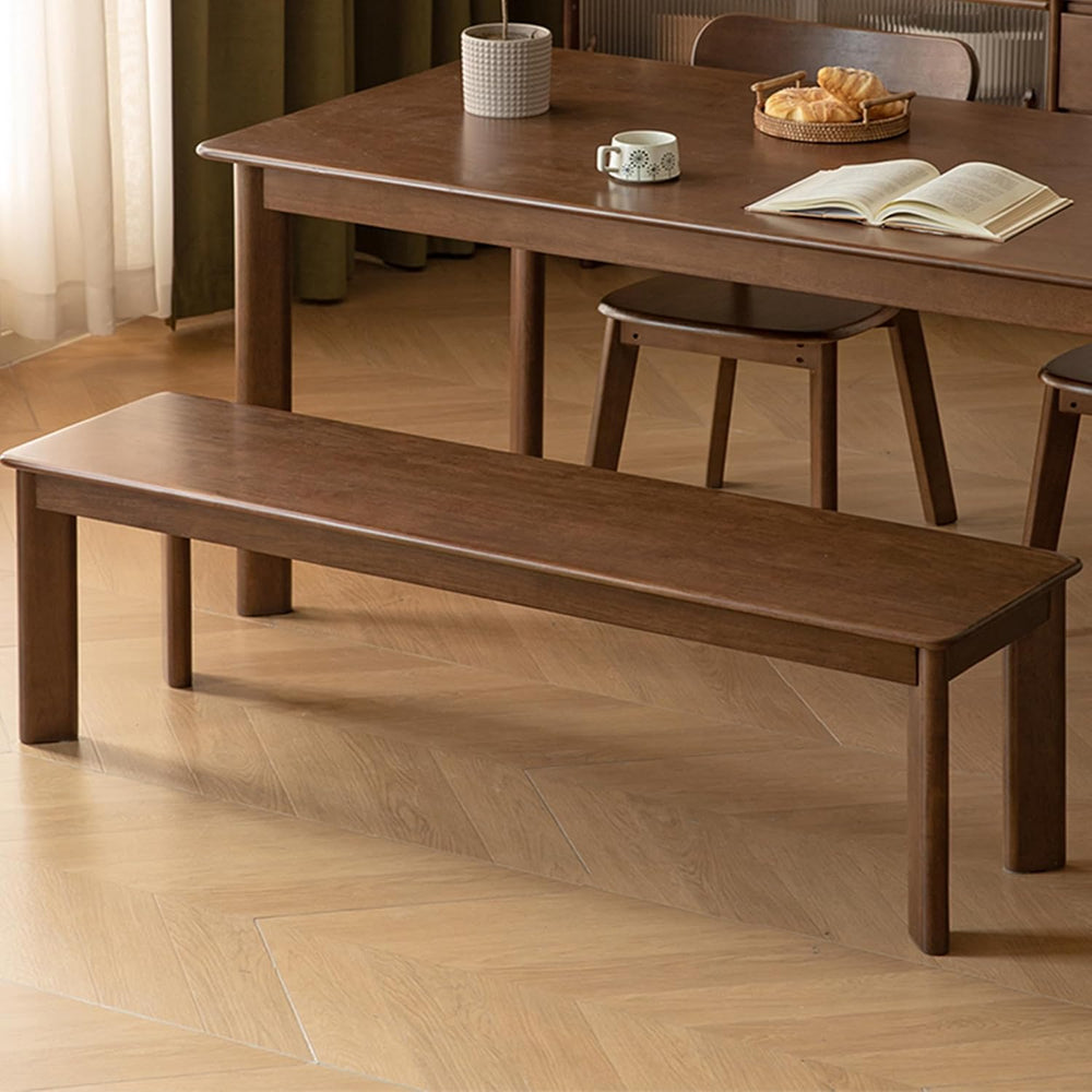 YESWOOD 100% Solid Wood Dining Bench for 2-3 People, Wooden Kitchen Bench wit...