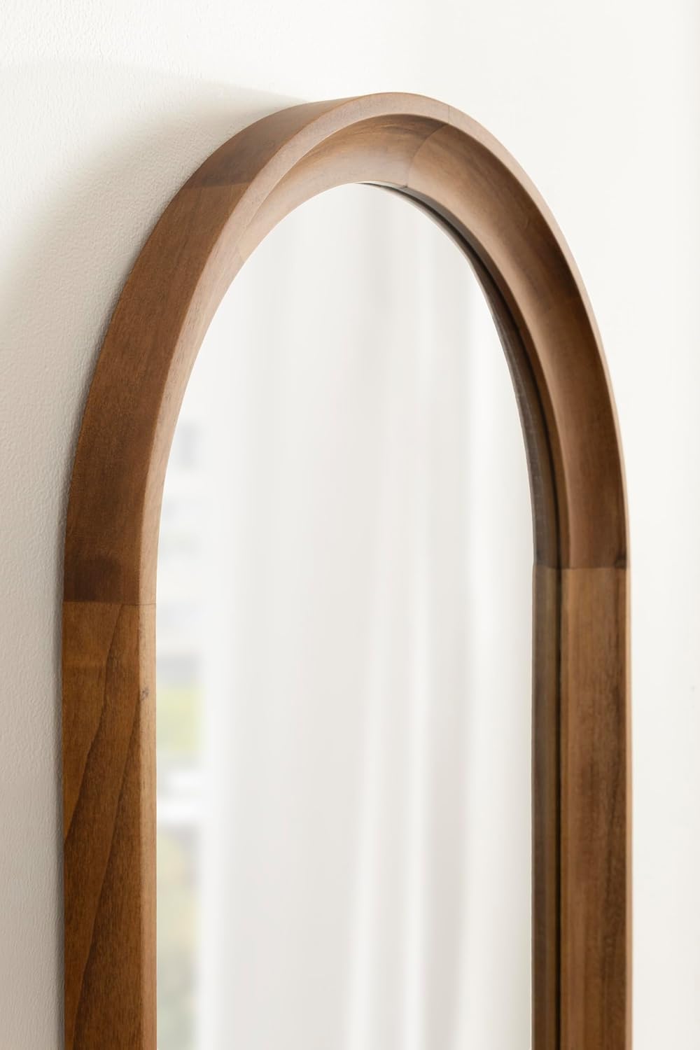 Kate and Laurel Hatherleigh 18x48 Modern Arched Full-Body Mirror for Wall