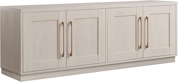 Henn&Hart TV Stand for TVs up to 75'' with 2 Concealed Storage Ca...